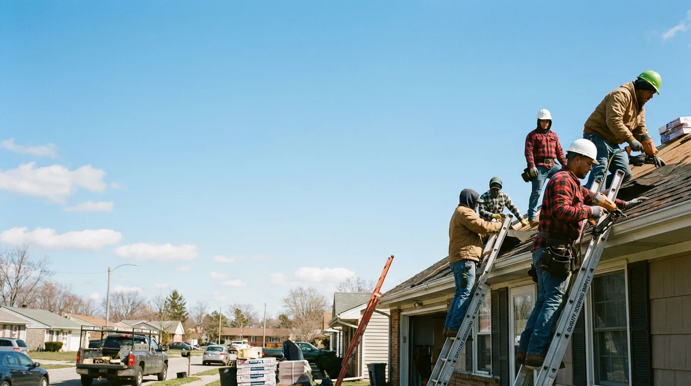 Roofing in Thompsonville, IL near me